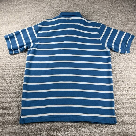Coogi Striped Logo Polo Shirt Blue White Men’s Size XXL - Picture 6 of 7